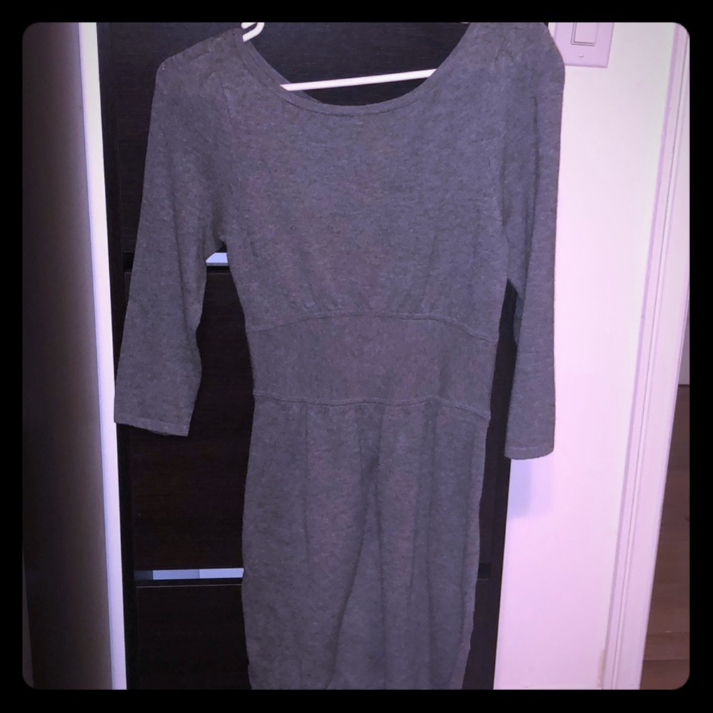 Grey sweater dress!
